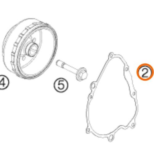 EMPAQUE DE TAPA DE ENCENDIDO 4T 250 SX F 11-13
