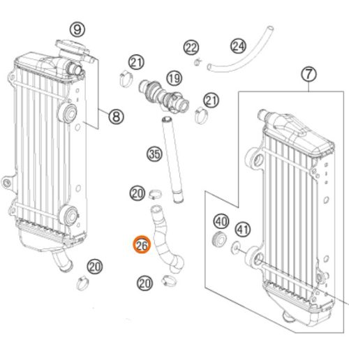 MANGUERA DE RADIADOR