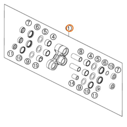 SOPORTE DE SUSPENSION POSTERIOR SX 11-18