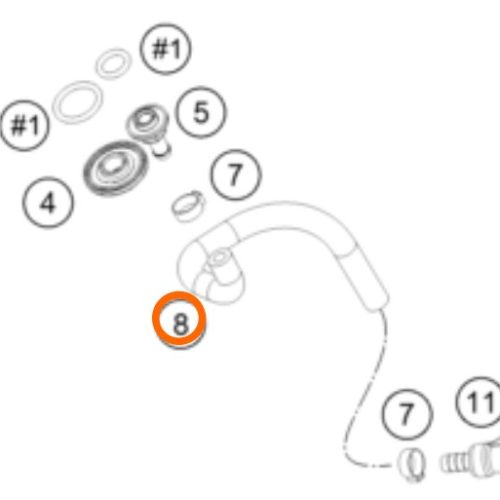 MANGUERA DE COMBUSTIBLE 250/350 SX-F 11-16