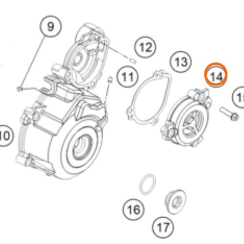 TAPA DE LIMITADOR DE TORQUE EXC F/XC F 11-14