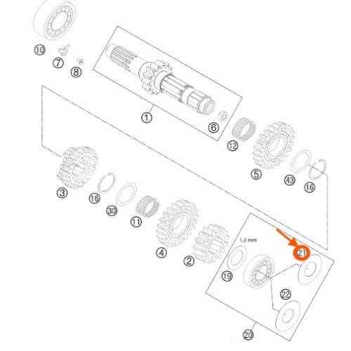 ARANDELA ESPACIADORA