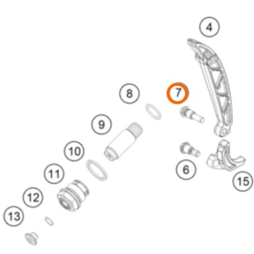 PERNO ESPECIAL GUIA DE CADENILLA