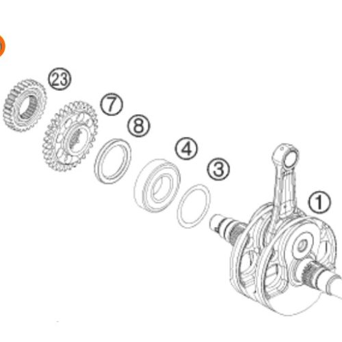 TUERCA DE CIGUENDNAL 450 F