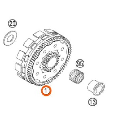 CANASTA DE EMBRAGUE 450 SXF 07-11