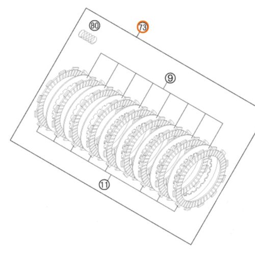 KIT DE EMBRAGUE 450/505/ATV 07-11