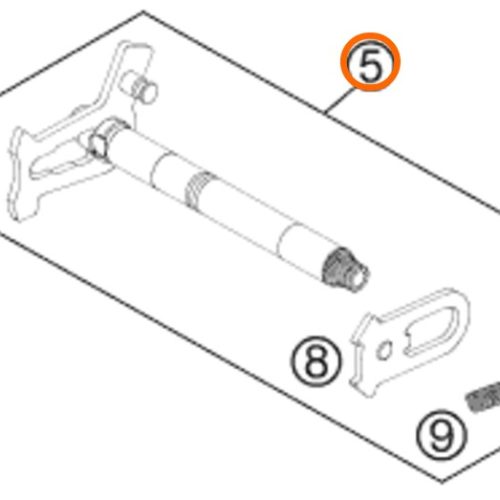 EJE DE CAMBIOS 450 SX F 07-12
