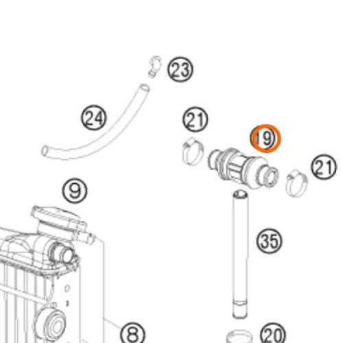 CONECTOR DE AGUA SX 07-11