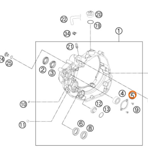 PLATINA SOPORTE DE RODILLO DE BOMBA DE AGUA