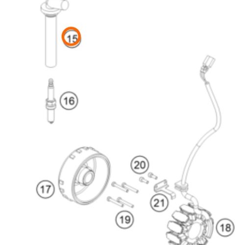 PIPETA DE BUJIA 4T 450 SX-F 07-11