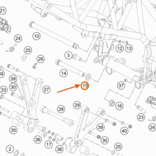 ARANDELA ESPECIAL BALANCIN POS XC/EXC