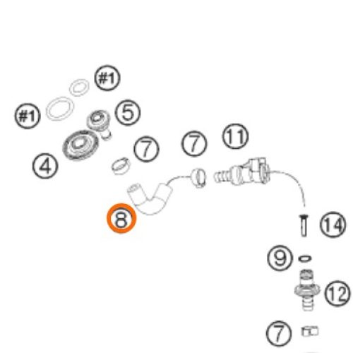 MANGUERA DE TANQUE COMBUSTIBLE