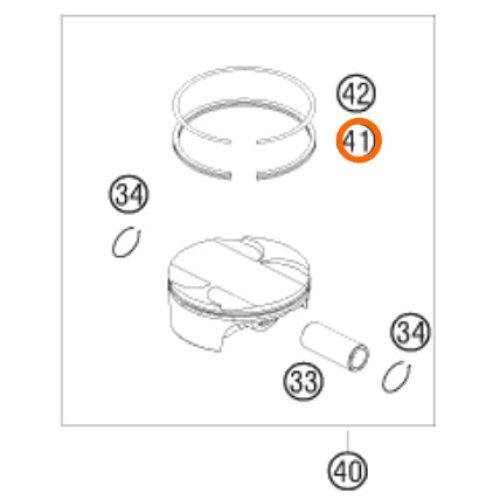 RIN DE ACEITE 505 SX-F 07-12