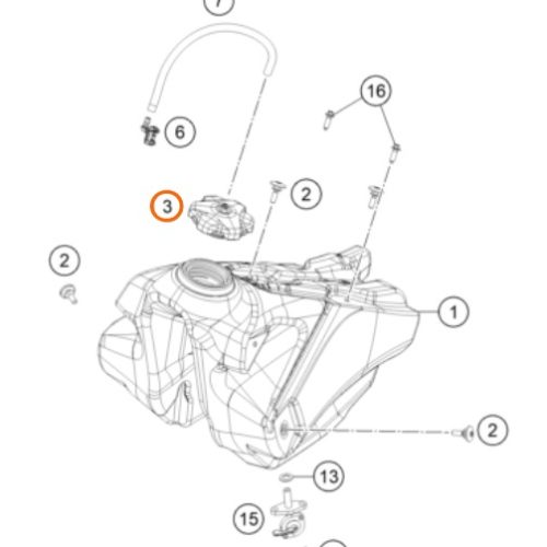 TAPA DE GASOLINA SX 85/250/350 18-20