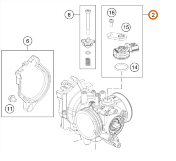SENSOR DE MAPA DE INYECCION 4T 17-20