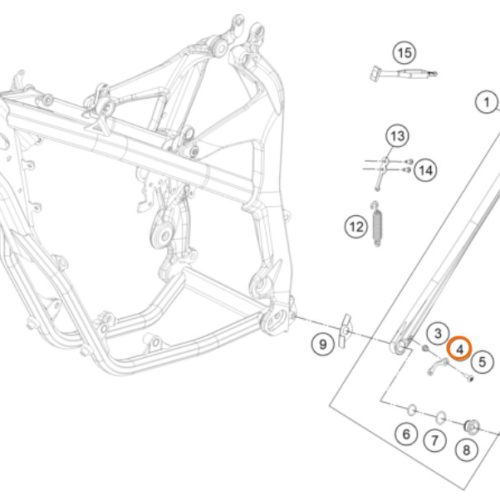 PLATINA DE SIMBRA DE PATA DE APOYO EXC 08-16