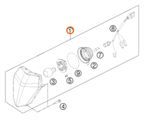 FARO DELANTERO EXC 08-13