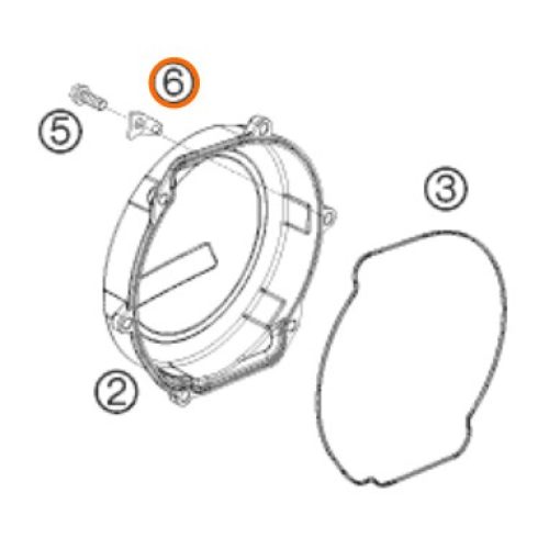 SOPORTE DE SIMBRA DE PATA DE FRENO