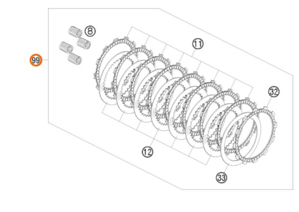 KIT DE EMBRAGUE 450/530 08-11