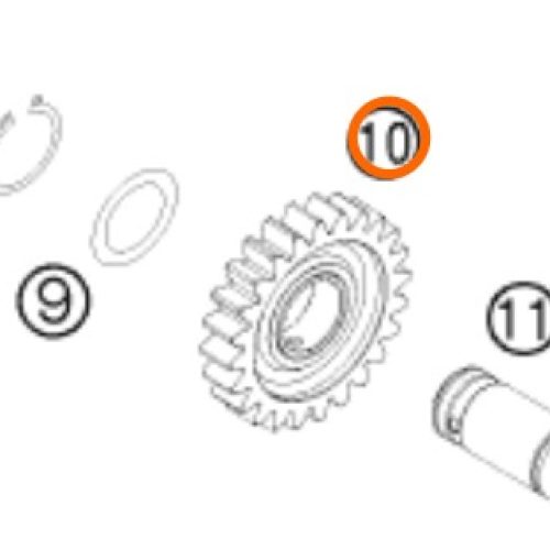 PIÑON DE ARRANQUE INTERMEDIO 450/530 08-11