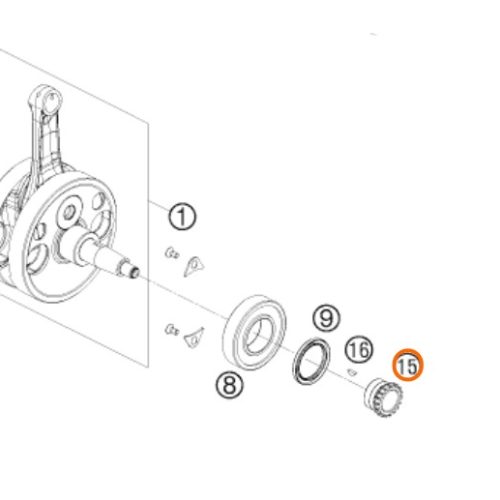 PIÑON DE DISTRIBUCION 450/530 EXC 08-11