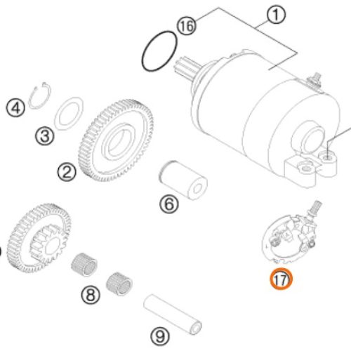 CARBONES DE MOTOR DE ARRANQUE 4T 400-530