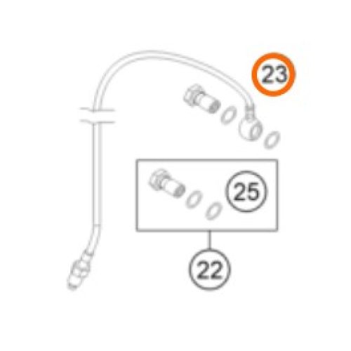 CAÑERIA DE EMBRAGUE 450/500 SX/EXC 12-15