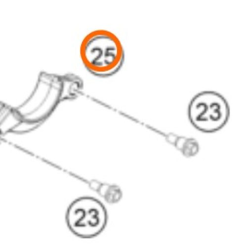 GUIA DE CADENILLA 450 EXC 12-16