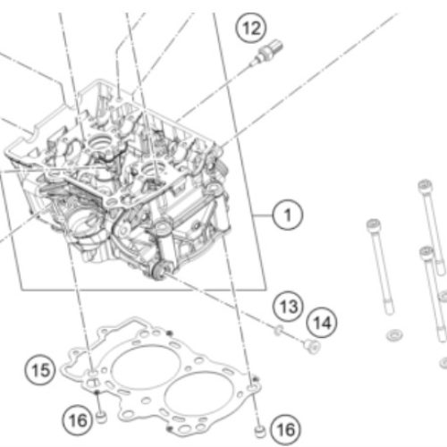 PERNO M10 DE CABEZOTE 790 ADV 19-20