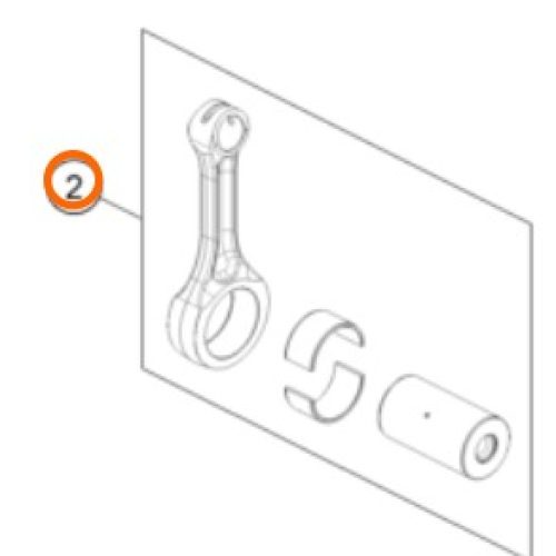 KIT DE BIELA 4T 450 SX/EXC 12-15