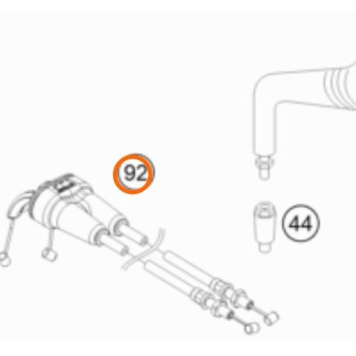 CABLE DE ACELERADOR 4T SX/EXC 16-18