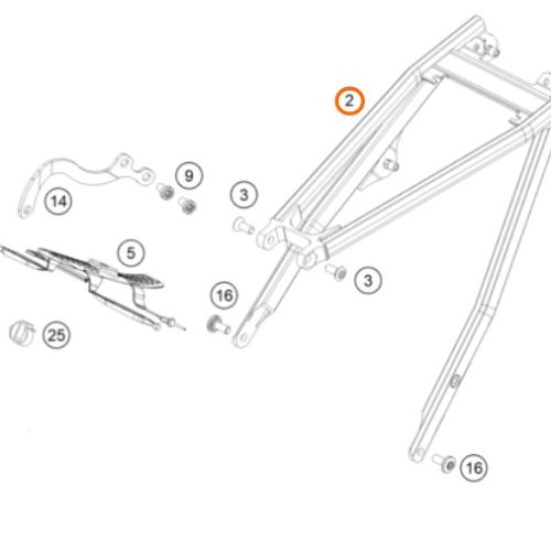 SUB FRAME 2T/4T SX/EXC 17-19