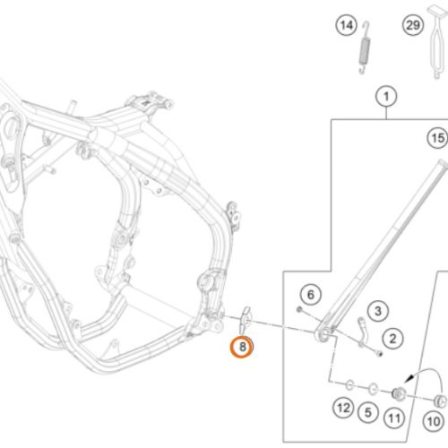 PLATINA DE PATA DE APOYO 16-22