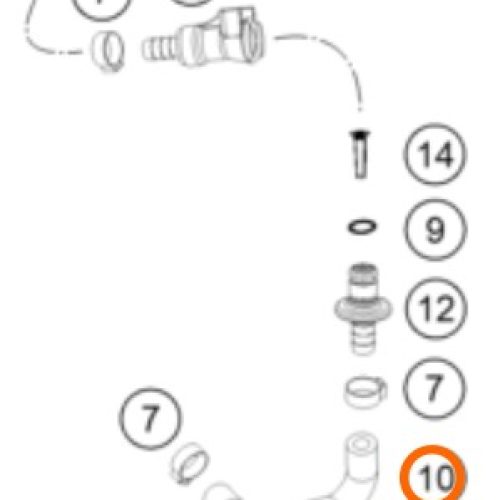 MANGUERA DE COMBUSTIBLE SX-F 17-20