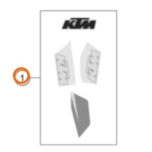 KIT DE ADHESIVOS SX 17