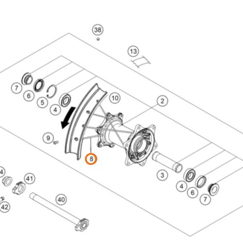 RADIO ARO 19 POSTERIOR SX 16-20
