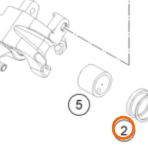 KIT DE REPARACION CALIPER POSTERIOR EXC 20-21
