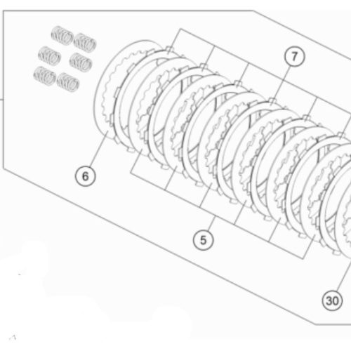 KIT DE EMBRAGUE 250 SX-F 16-18