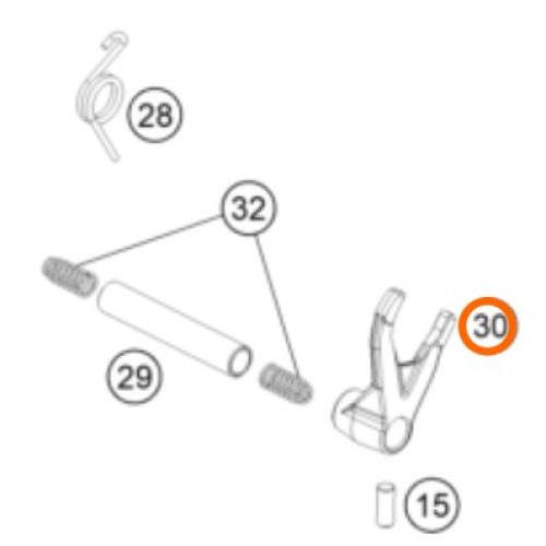 HORQUILLA DE CAMBIOS 4/5TA 250 SX-F 16-17