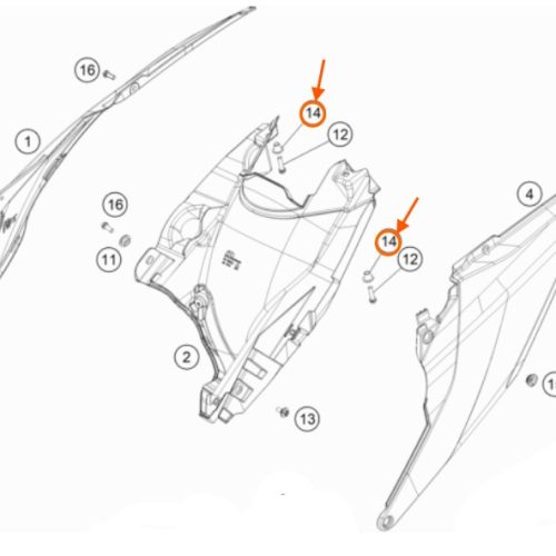 BUJE DE GUARDAFANGO POSTERIOR 19-20