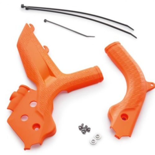 PROTECTOR DE CHASIS SX/EXC 19-21 NARANJA KIT