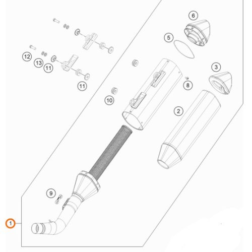 ESCAPE ORIGINAL TERMINAL 250 SX-F 19-20