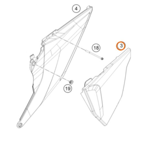 TAPA DE FILTRO DE AIRE SX 2020