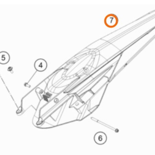 GUARDAFANGO POSTERIOR SX BLANCO 19-21