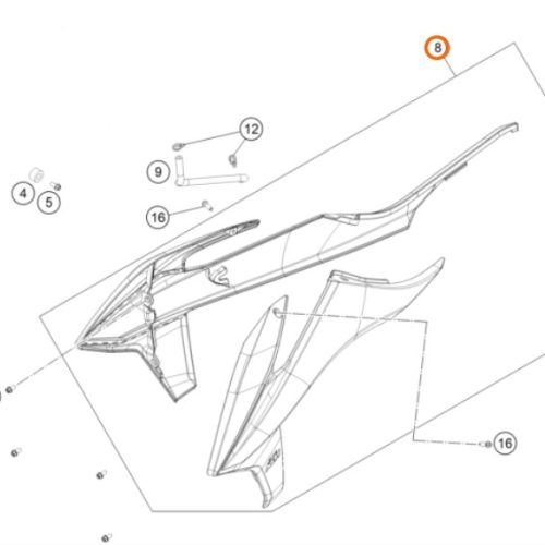 KIT DE SPOILER SX 2020