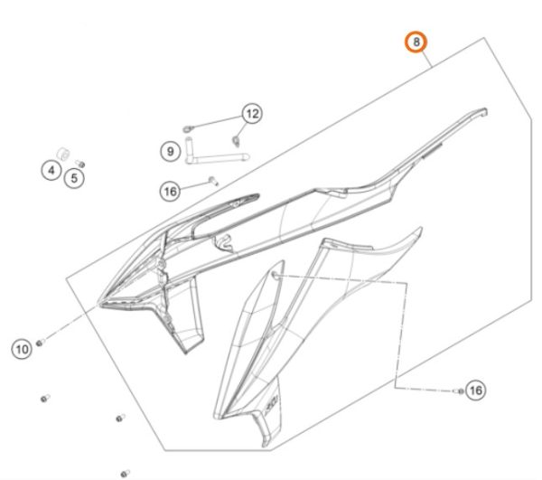KIT DE SPOILER SX 2020