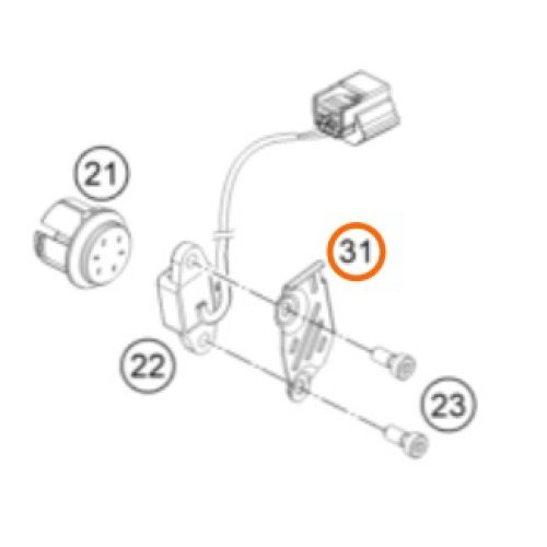 PROTECTOR DE SENSOR DE CAMBIOS 250 SX-F/EXC-F 16-1