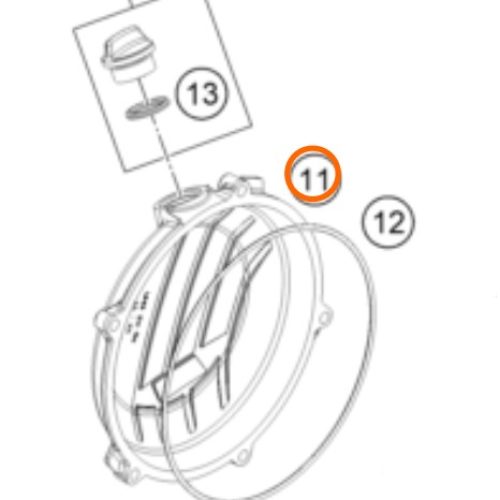 TAPA DE EMBRAGUE 250 SX-F 2019