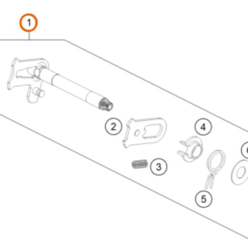 EJE DE CAMBIOS 250 SX-F/EXC-F 16-17