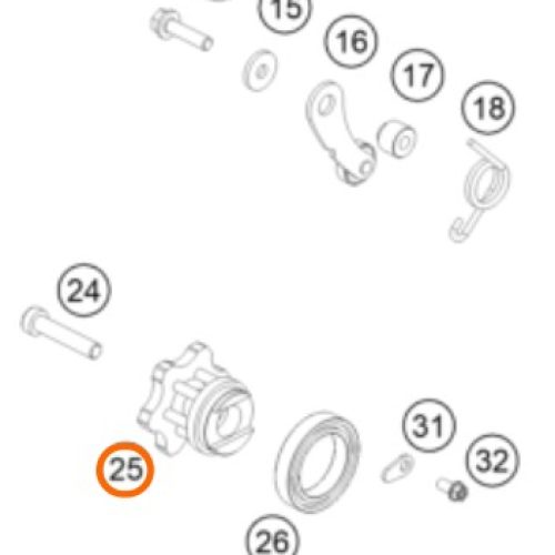 SELECTOR DE CAMBIOS 85 SX 2019